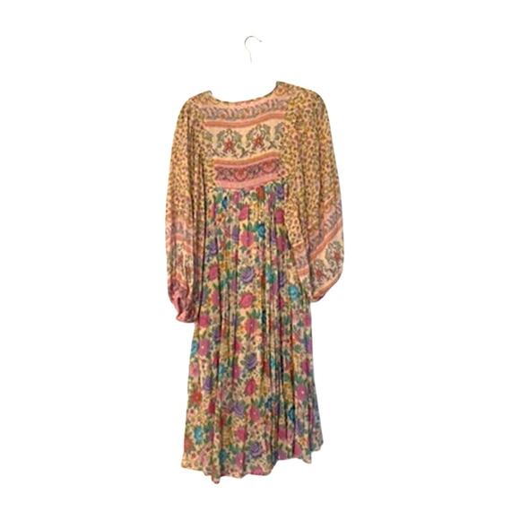 Spell & The Gypsy Mossy Patchwork Boho Midi Dress - Picture 5 of 6
